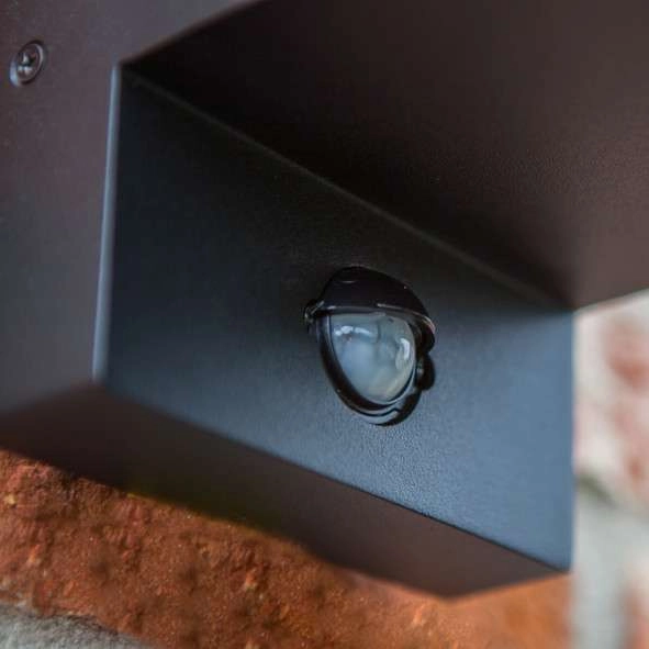 Elewacyjna LAMPA zewnętrzna FLAIR 5288802012 Lutec ścienna OPRAWA ogrodowa outdoor IP44 czarna przezroczysta