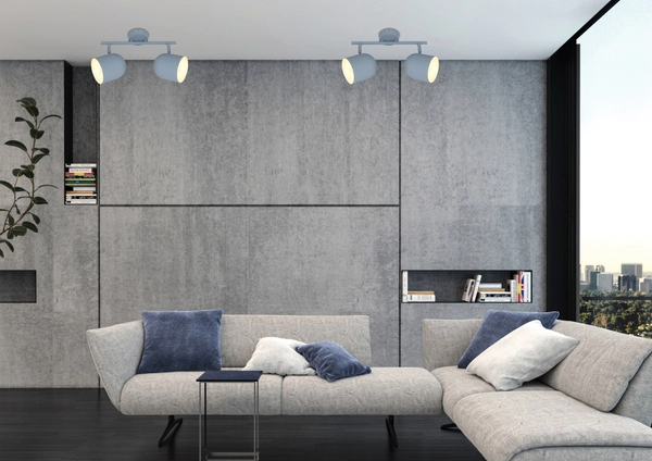 LAMPA sufitowa AZURO 92-63212 Candellux metalowa OPRAWA listwa spot reflektorki szare