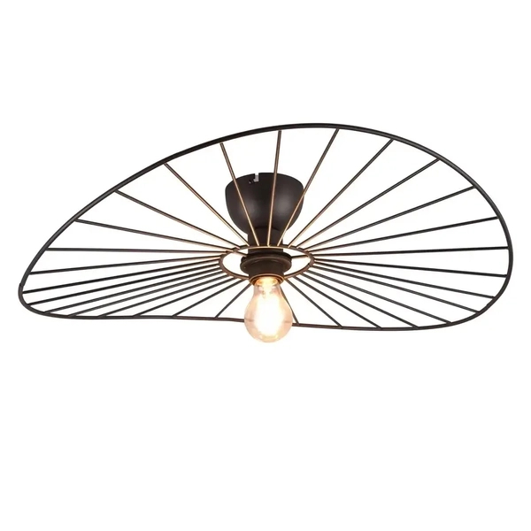 Nasufitowa lampa Chapeau R61451032 RL Light kapelusz japandi czarna