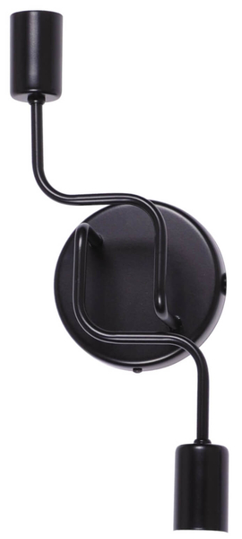 Lampa ścienna Peka K-3895 industrial do salonu czarna