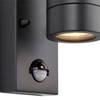 Tarasowa lampa ścienna Palin PIR 75099 tuba metalowa IP44 antracyt