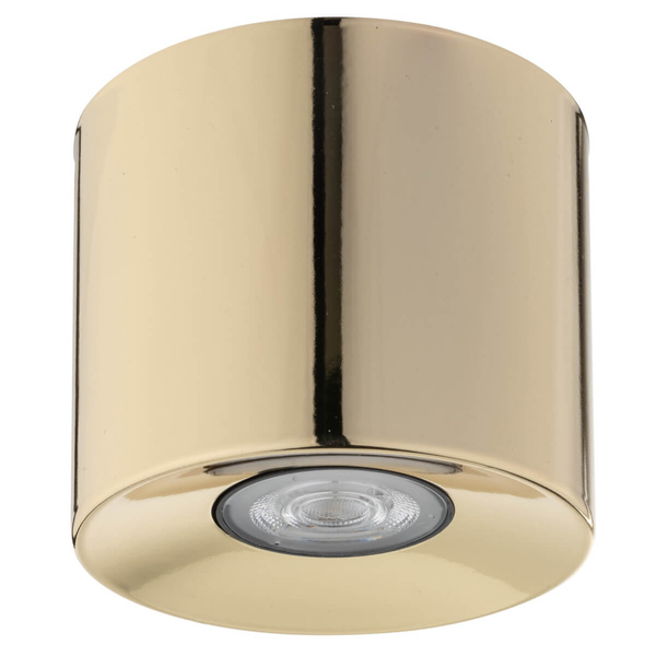 Lampa nasufitowa Orion 10128 do jadalni tuba punktowa złota
