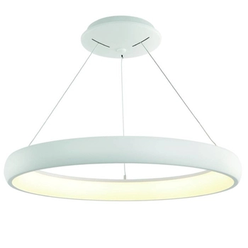 Wisząca lampa ring ROTTO OR80773 Orlicki LED 50W 4000K do sypialni biała