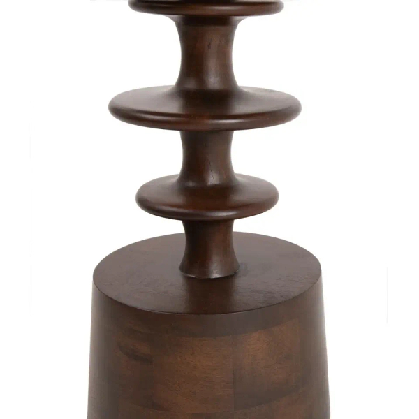 Kawowy stolik BRERA MM001501100412 brązowa drewniana do salonu 45cm
