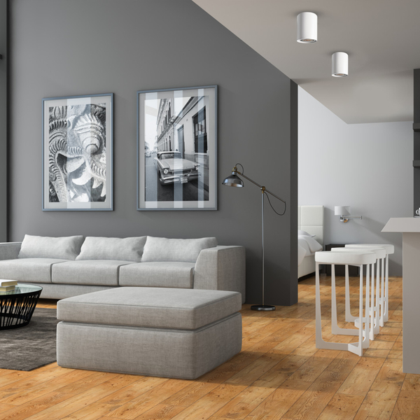 Nowoczesna LAMPA sufitowa BIMA ML7010 Milagro okrągły downlight do sypialni biały