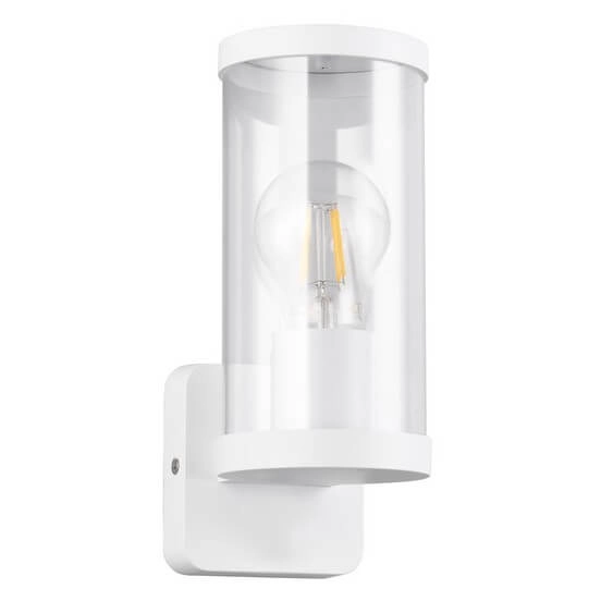 Metalowa lampa ścienna Bonito R21596131 IP44 tuba biały