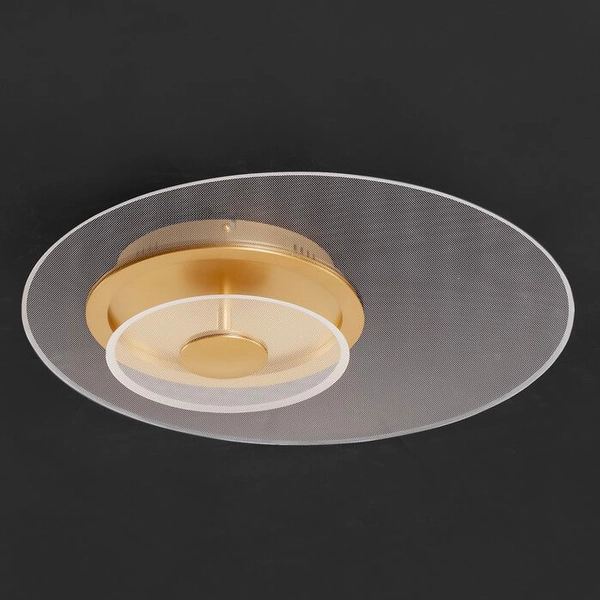 Lampa sufitowa HUARAL LE44442 LED 29W 3000K dyski przezroczysta złota