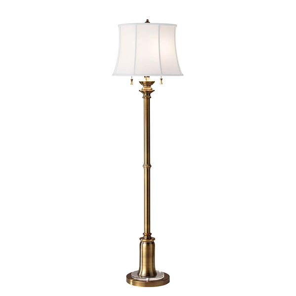 Lampa stojąca Stateroom FE-STATEROOM-FL-BB Feiss metalowa biała złota