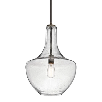 Wisząca lampa szklana Everly KL-EVERLY-P-M-OZ brązowy przezroczysty