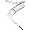 Salonowa lampa wisząca Cordon MSE1501100193 Moosee LED 60W 3000K chrom