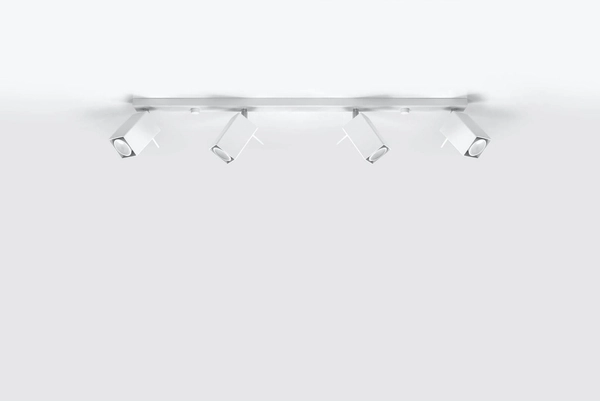 LAMPA sufitowa SL.0463 metalowa OPRAWA plafon regulowane reflektorki białe