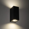 Naścienna lampa zewnętrzna Axis 10970 prostokątna IP44 szary