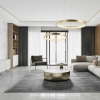 Nad łóżko wisząca lampa 2007 LED 53W 3000K ringowa złoty