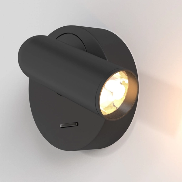 Metalowy kinkiet regulowany Mirax C038WL-L3B3K LED 3W 3000K czarny