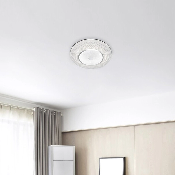 Plafon do sypialni Tornado 3254 ledowa lampa 72W 3000K-6500K biała