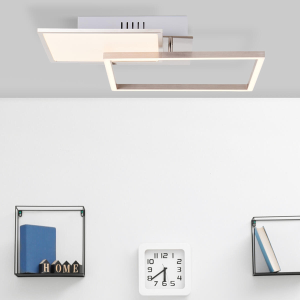 Metalowa lampa sufitowa Zelia G99378/68 LED 21W 3000K ściemniacz nikiel