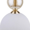 Lampa wisząca nad stołem Sophia Cognac 11590 kule biały złoty