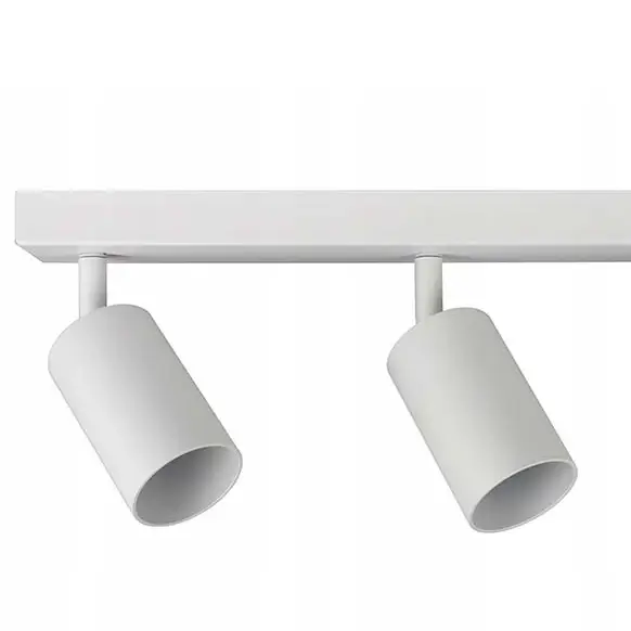 Biała lampa sufitowa SLP8176 natynkowy spot 4-płomienny biały