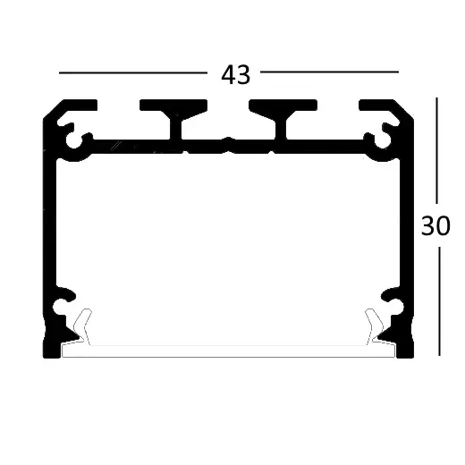 Ledowa lampa wisząca Pietra 513303202-22 Elkim 48W 4000K belka biała