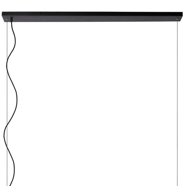 LAMPA wisząca CALIXT 05433/02/30 Lucide metalowa OPRAWA industrialny zwis czarny