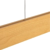 Drewniana lampa wisząca Vanguard ABR-LLV-30CCT-120-D LED 30W 2800-5000K biała