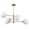 Sufitowa LAMPA molekuły EVORA PND-55342-6-HB Italux szklane kule sticks białe