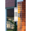 Zewnętrzna LAMPA ogrodowa XELOO 32014-2 Globo elewacyjna OPRAWA zewnętrzna tuba KINKIET outdoor IP44 srebrna