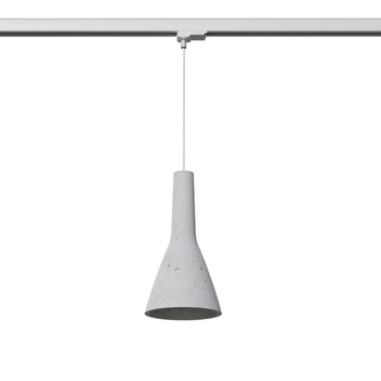 Zwieszana lampa do szyny 3-fazowej betonowa EMPOLI MYL.00124 szary