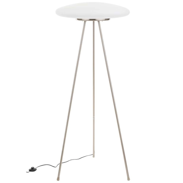 Sztalugowa LAMPA podłogowa UFO X ML5106-3A Italux stojąca OPRAWA na trójnogu biała