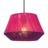 Tkaninowa lampa wisząca Jessica 10421/30/66 Lucide abażur różowy czarny