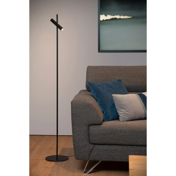 Ściemnialna lampa podłogowa PHILON 79781/05/30 Lucide LED 4,5W 3000K czarny