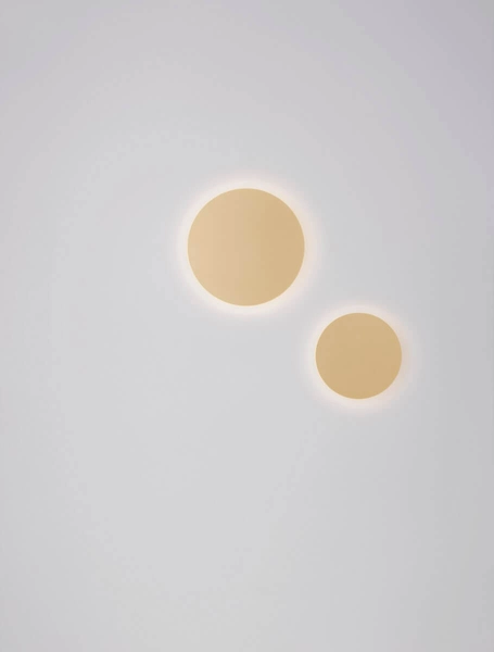 Pokojowa lampa ścienna Chica circle do holu LED 22,5W złota