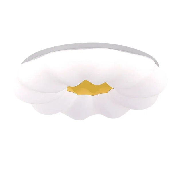 Plafon do jadalni Ariva LP-8321/1C-26 WH LED 12W 4000K biały złoty
