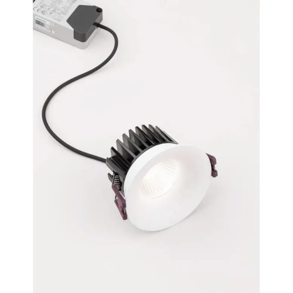 Sufitowa lampa podtynkowa MALLORCA biała LE61580 LED 12W 3000K IP65 wpust