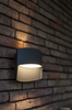Elewacyjna LAMPA ścienna LOTUS 5193201118 Lutec metalowa OPRAWA kinkiet LED 11W 3000K zewnętrzny IP54 szary
