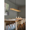 Wisząca lampa prostokątna BRAD 323710130 LED 27W 3000K drewniany