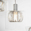 Sypialniana lampa wisząca Verina 76518 Endon transparentny chrom