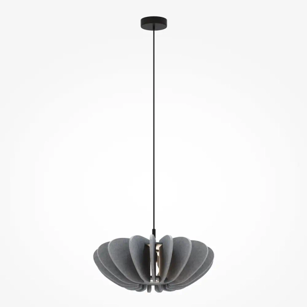 Nowoczesna lampa wisząca Cambio MOD398PL-01GR1 nad wyspę szara