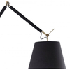 Lampa stojąca Zyta AZ4193+AZ2600 abażurowa z regulacją do sypialni czarna