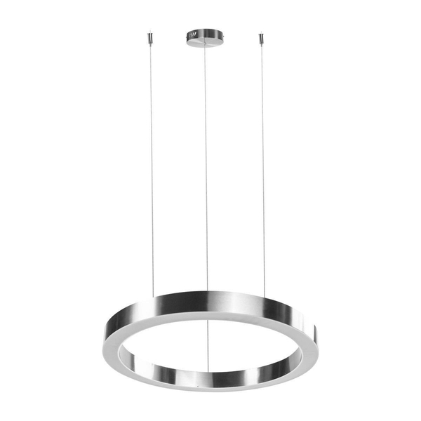 Pierścieniowa lampa Circle ST-8848-100 NIKIEL LED 104W 3000K do sypialni nikiel