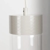 Salonowa lampa wisząca tuba FUSION P0639 LED 7W 3000K szara