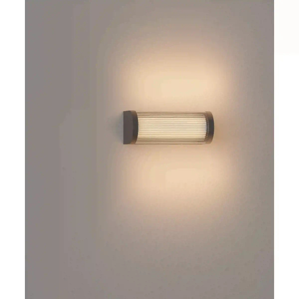 Zewnętrzna lampa ścienna GARDENIA antracytowa W0466 LED 12W 3000K IP65 ryfel