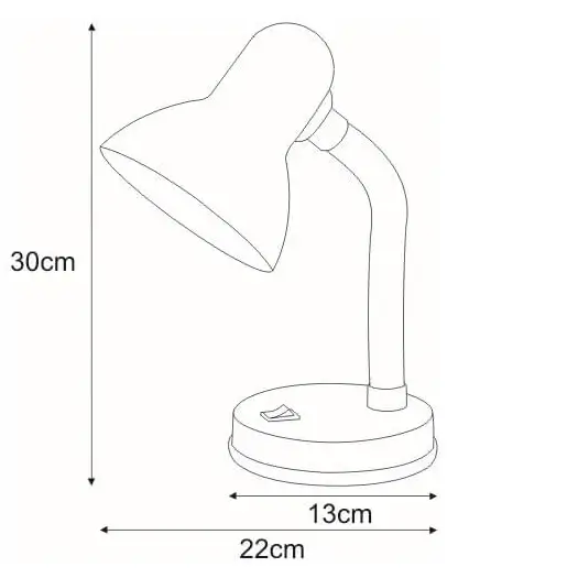 Lampka na biurko Cariba K-MT-203 NIEBIESKI niebieska