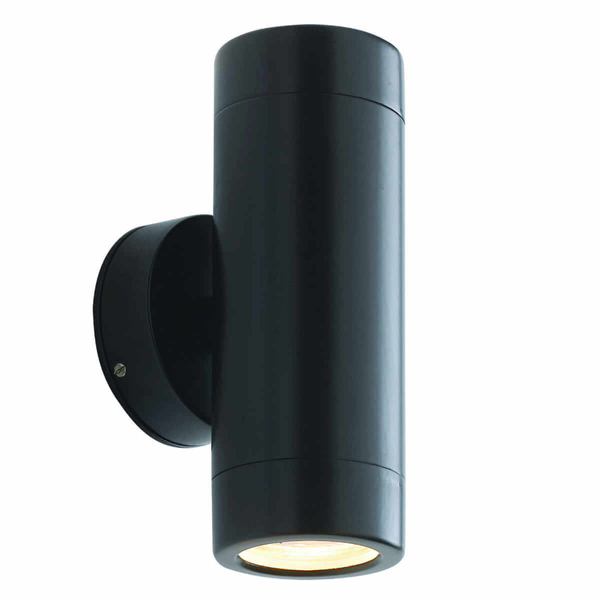 Tarasowa lampa ścienna Odyssey ST5008BK Saxby góra-dół IP65 czarna