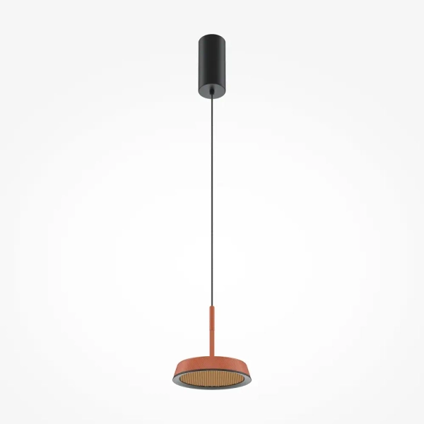 Okrągła lampa wisząca El MOD041PL-L15TR3K LED 12W 3000K pomarańczowa