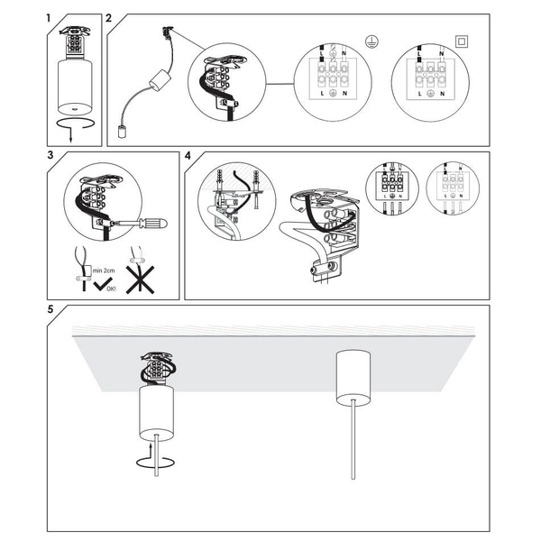 Puszka montażowa do lamp Cameleon 8550 Nowodvorski metalowa czarna