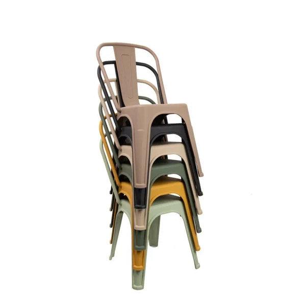 Tarasowe krzesło PARIS brązowe 5900168835801 wys. 86 cm do ogrodu