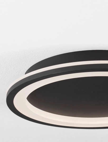 Nasufitowa lampa SABINAS LE42844 do przedpokoju LED 30W 3000K czarna