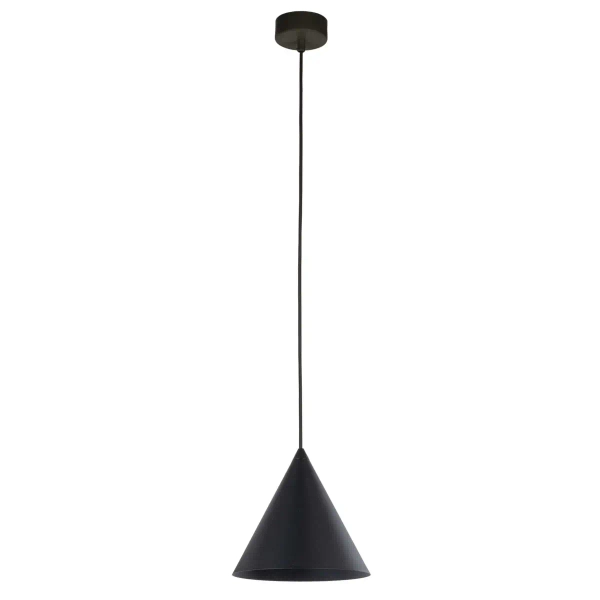 Lampa wisząca do salonu CONO 10058 trójkątna czarny