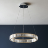Kryształowy pierścień wiszący L&-1102255 Light& LED 36W 3000K glamour chrom